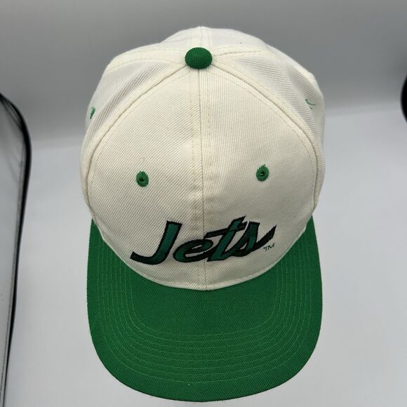 Vintage New York Jets Sports Specialties Script The Twill Snapback Cap Hat - Picture 4 of 12